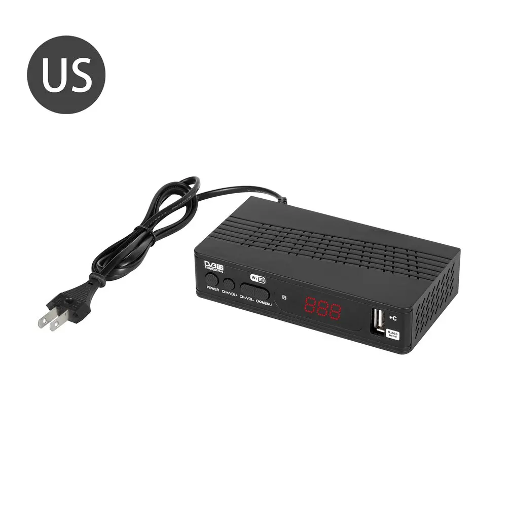 

Full-HD1080P тюнер TV Box Dvb T2 Wifi Usb2.0 HDMI-совместимый спутниковый ТВ-приемник тюнер Dvbt2 встроенное руководство на русском языке