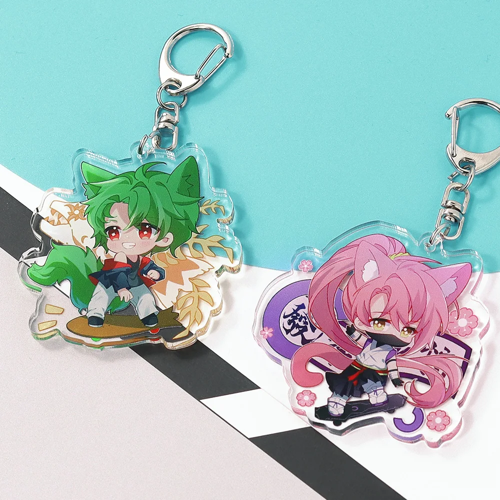 Брелок SK8 Бесконечность Косплей Miya Langa Reki вишневый цвет Адам Подвески Kawaii модные