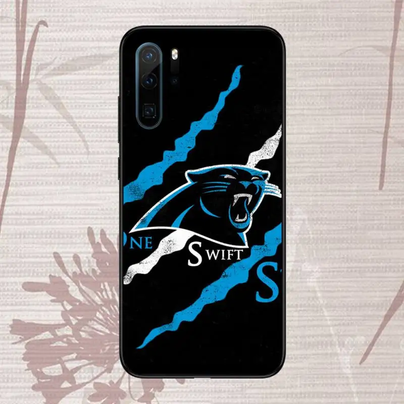

Carolina panther rugby Phone Case For Huawei honor Mate P 9 10 20 30 40 Pro 10i 7 8 a x Lite nova 5t