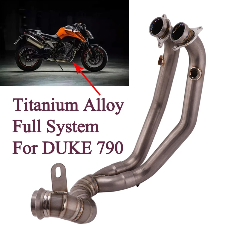 Полная система из титанового сплава передняя звеньевая труба для выхлопной