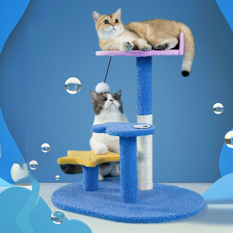 

Cat Tree Small Cat Climbing Frame Cat Litter One Does Not Occupy An Area Small Shelf Toy Scratching Post Sisal Small Platform