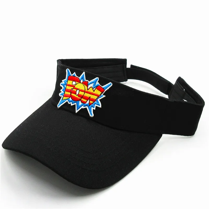 

2020 Cotton Pow Letter Embroidery Visors Baseball Cap Adjustable Snapback Cap for Men and Women 260