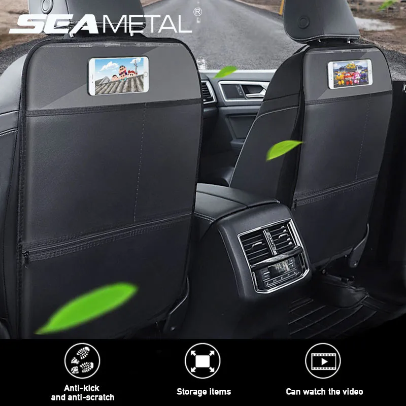 Накладка для защиты от грязи на заднее сиденье автомобиля из искусственной кожи