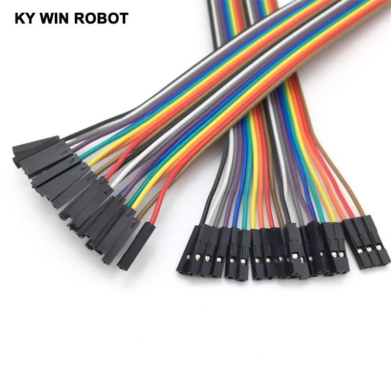 20 шт. dupont кабель Перемычка провода dupont линия Женский dupont линия 20 см 2,54 мм 1P для arduino DIY KIT