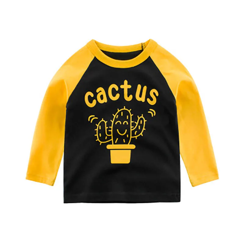 Children's Fashion Cotton T shirt Baby Boys Girls Clothes Toddler Girl Boy Kids Clothing Children Top Wear for School Holidays | Мать и