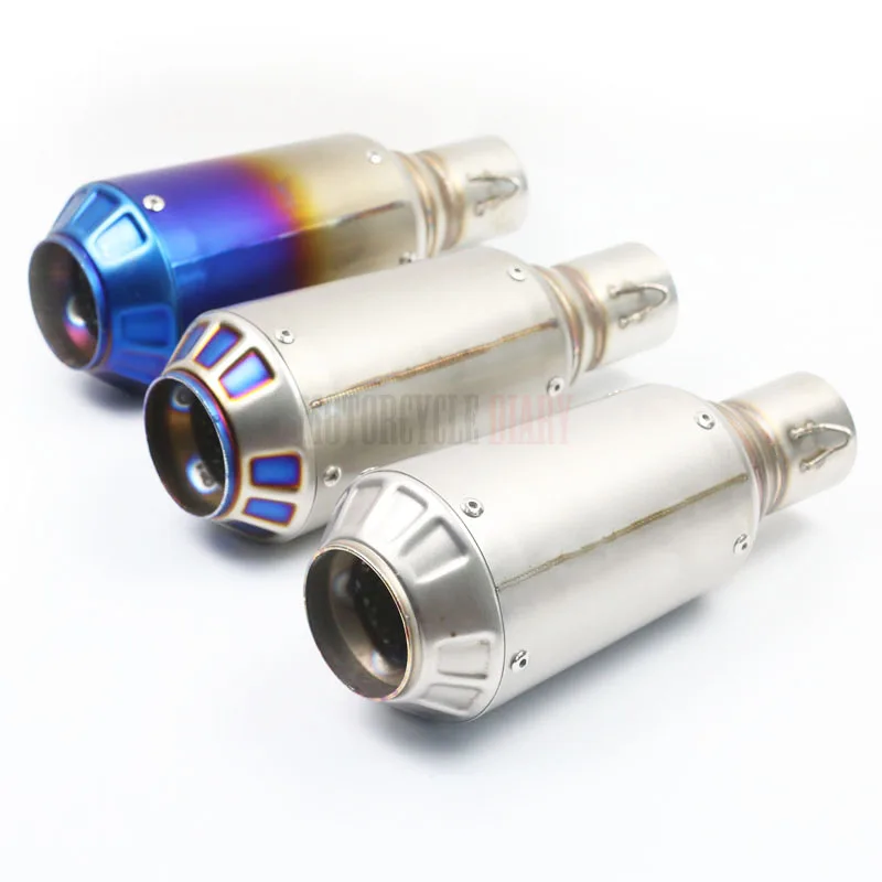 51mm Universal Motorcycle Exhaust Pipe Escape Laser Mark Moto DB Killer Motorcross Muffler Modified For YZF CBR1000 RR X-MAX 300 |