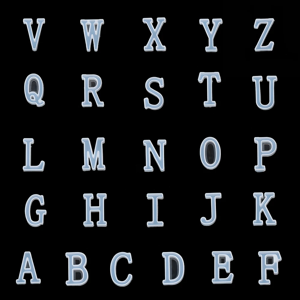 A Z Алфавит английский силиконовая форма буквы рукоделие изготовление ювелирных