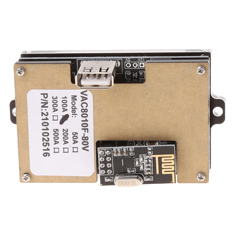 

80V/500V 100A/200A/300A/500A Wireless Voltage Meter Ammeter Battery Coulometer