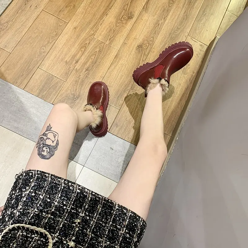 

Winter Boots Women British Style Combat Boots Women Autumn Stretch Cloth Ankle Boots Black Gothic Shoes White Punk Ankle Boots