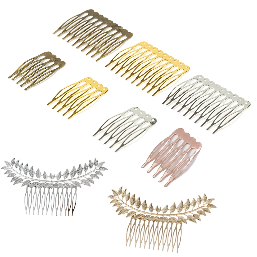 Металлическая расческа для волос 10 шт 5/10 зубьев | Украшения и аксессуары