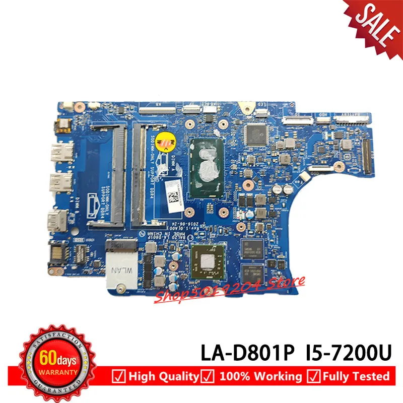 

Материнская плата для ноутбука Dell Inspiron 5567, 2,5 ГГц, M440, 2 Гб, Φ 02PVGT 2PVGT, протестированная материнская плата, ОК