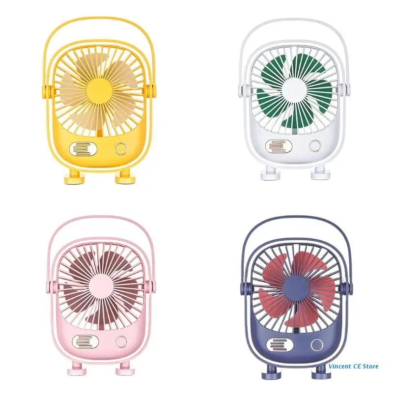 

K92F Table Fan, 270° Rotation Personal Desk Fan for Outdoor Camping Indoor Gym