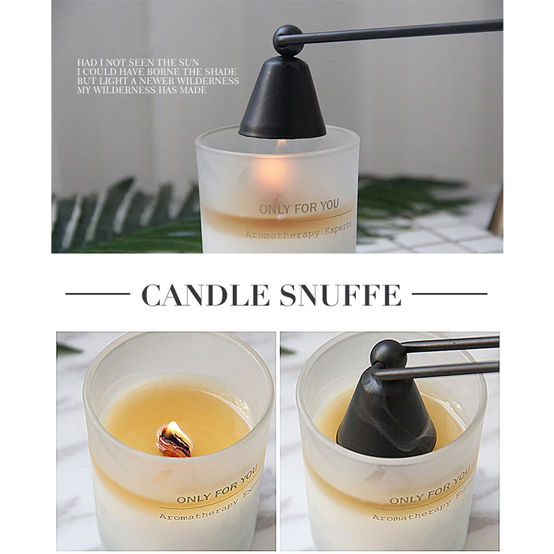 

3Pcs Candle Extinguisher Candle Snuffer Trimmer Tools Candle Accessory Set Stainless Wick Cutter Trimmer Candle Scissors