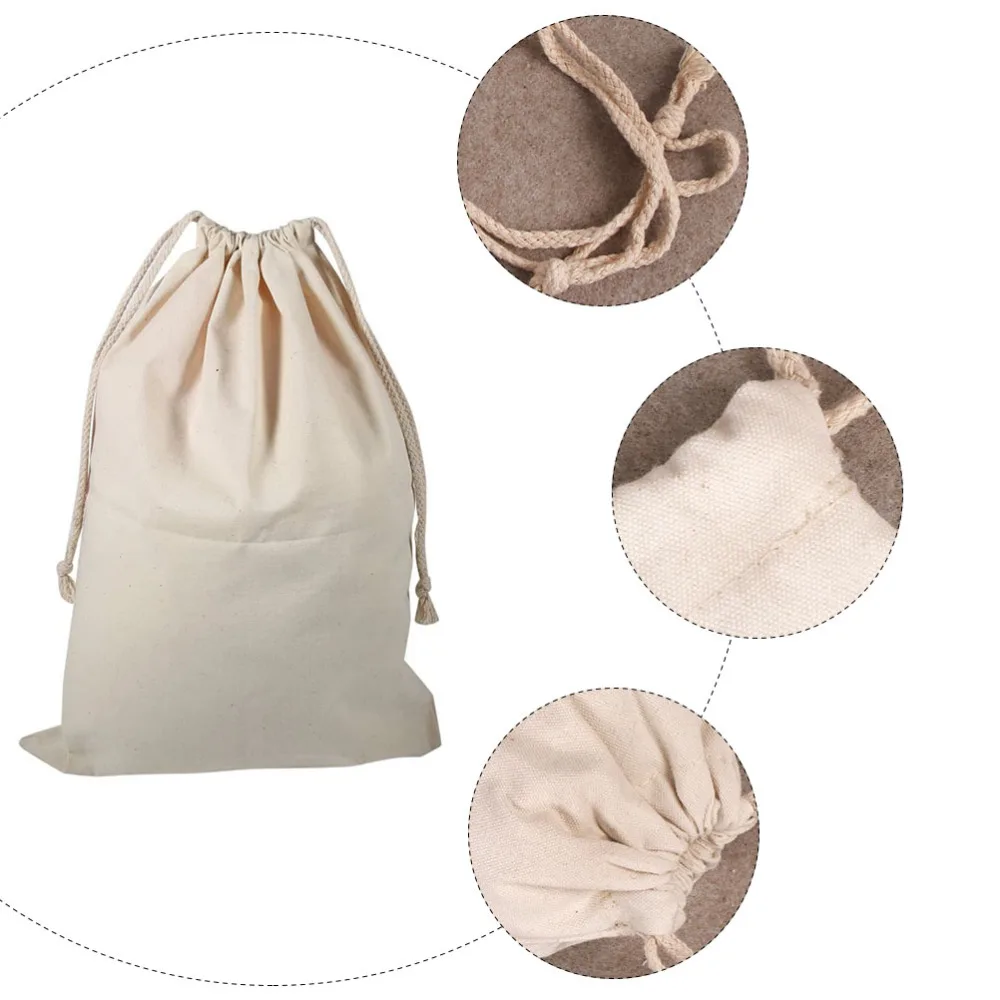 

2Pcs Drawstring Wash Bags Thickened Laundry Bags Washable Laundry Bags (Beige)