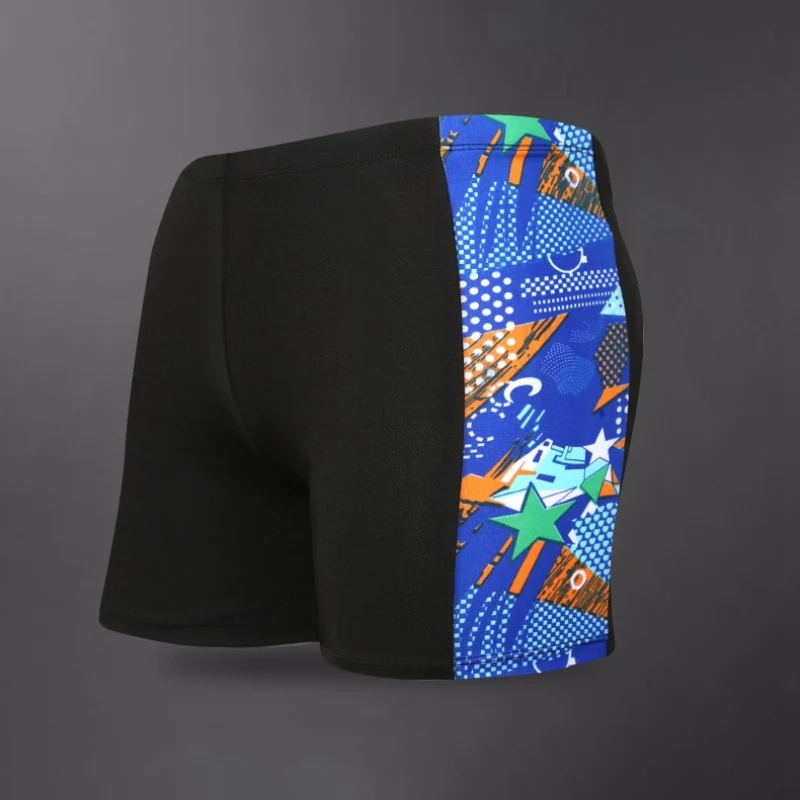 Men's Quick-drying Swim Shorts Boxer Trunks Beach Pool Home Leisure Swim Trunks