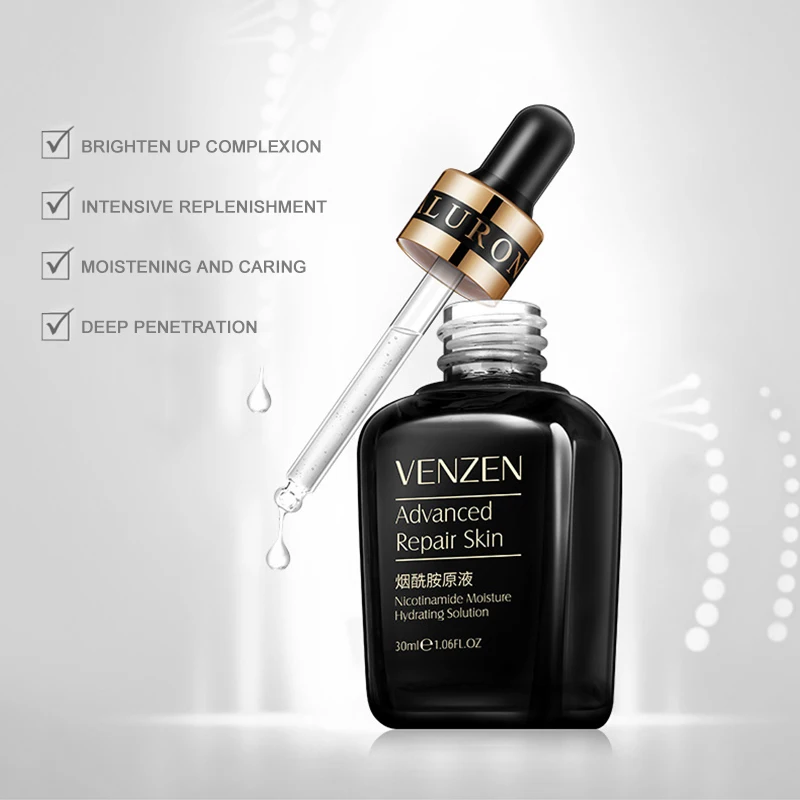 30ml * Nicotinamide/Hyaluronic Acid/Olipeptide Liquid Moisturizing Shrinking Pore Nourishing Rejuvenating Essence TSLM2 | Красота и