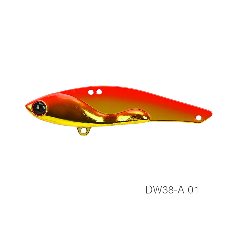 DW38-A-01 TSURINOYA для рыбалки заброса приманки, блесна металлическая DW38-A 70 мм 18 г на дальние расстояния бас наживка Тройной крюк искусственные приманки 13 Цветов - Цвет: DW38-A-01