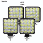 Светодиодный фонарь для автомобиля, противотумансветильник светильник РА на голову, 48 Вт, 12 В