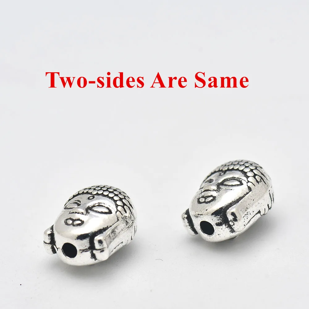 

6-20Pcs Antique Silver Buddha Head Pendant Beads Suitable For Diy Beaded Bracelet Jewelry Handmade Making