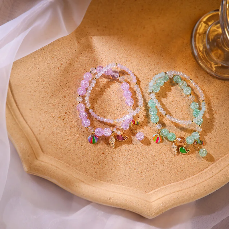 

Fashion new shell pendant temperament bracelet sweet girl hand jewelry hot sale