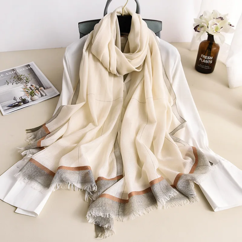 Шарф женский кашемировый Пашмина платки шаль роскошный бренд пончо бандана