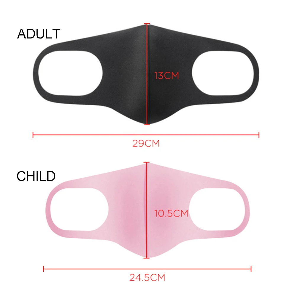 Многоразовая Пылезащитная маска для лица 3 шт. | Спорт и развлечения