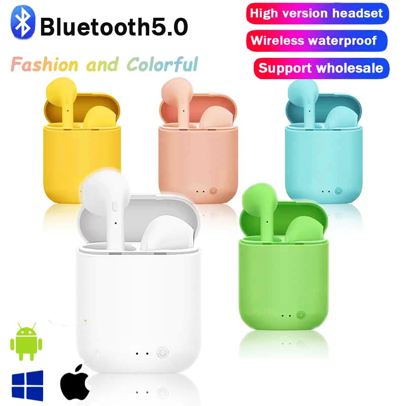 Mini 2 TWS Wireless Earphones Bluetooth 5.0 Headphones Sports Earbuds Headset With Mic Charging Box For All phone PK i9s i7s