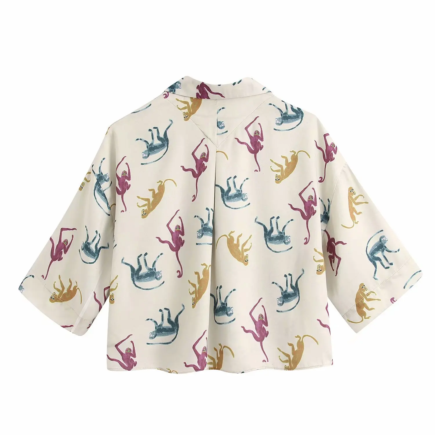 Женская уличная рубашка с животным принтом raing vadiming sheining весна-лето 2020 BGB2072 -