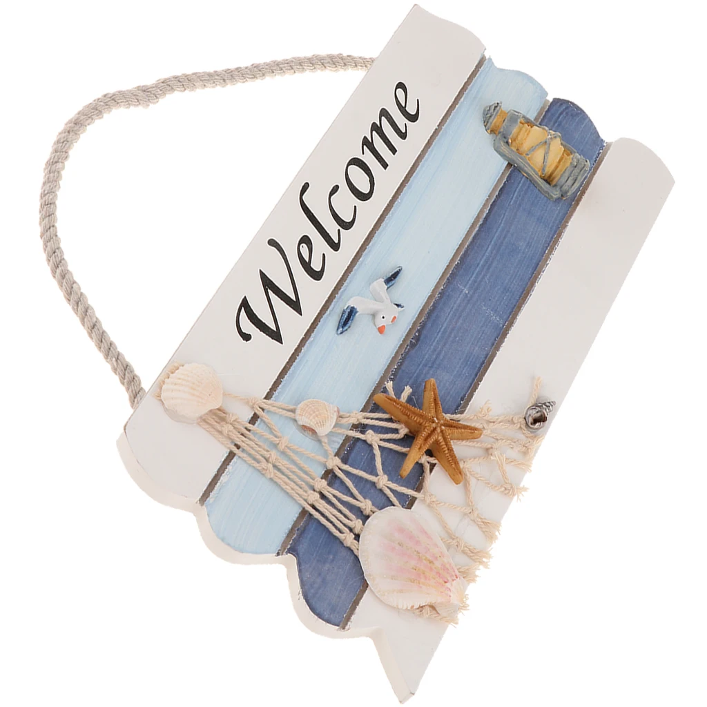 Подвеска для входной двери висячий декор в средиземноморском стиле с веревочным