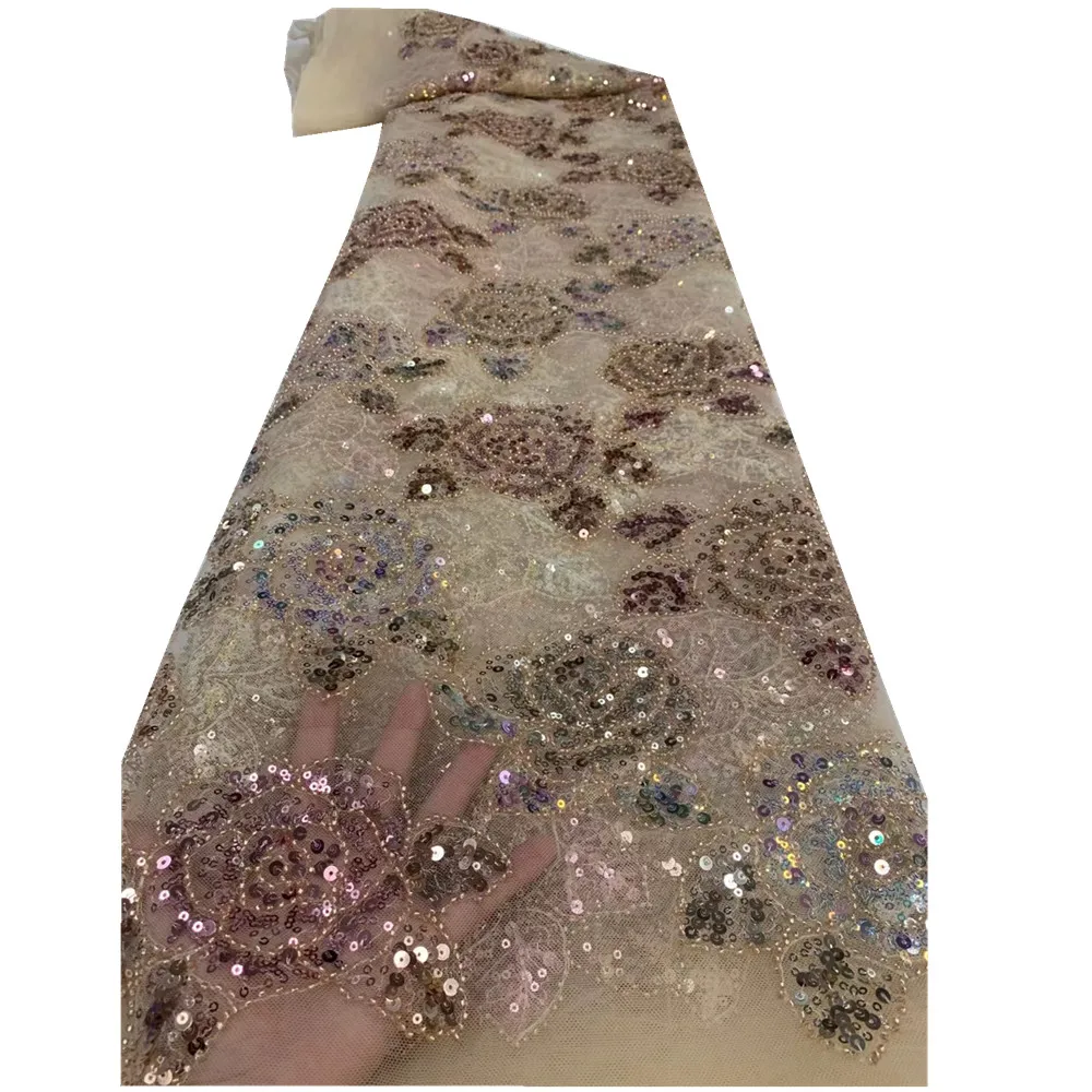 

SJ кружевная африканская кружевная ткань 2021 высокое качество кружева, черного цвета в африканском стиле французская кружевная ткань вышитый тюль сетчатая ткань платье Z4-54