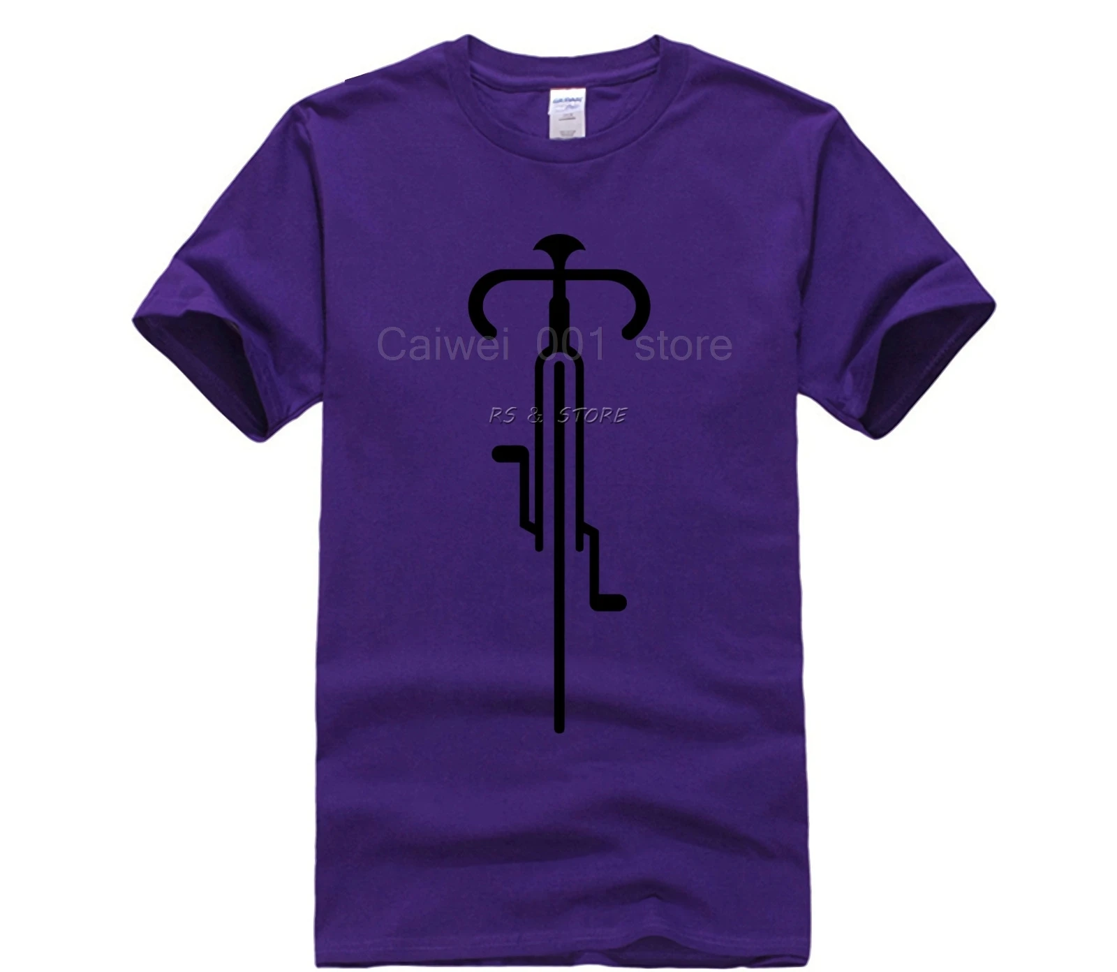 

Summer Fashion Street Short Sleeve T Shirt Bicycle l neas cycling creative novelty round neck cotton Summer Mens T Shirt