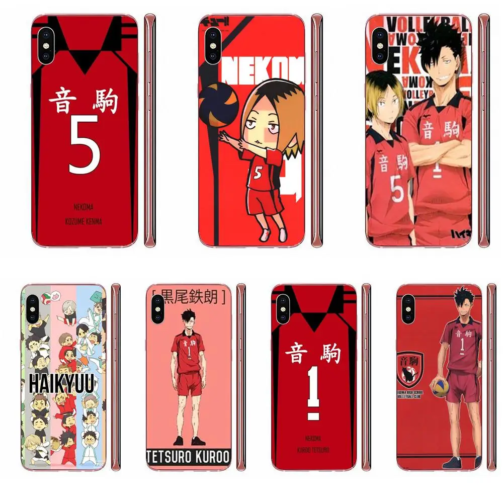 Волейбольный Аниме Haikyuu Nekoma трикотажный свитер для Huawei Honor Mate 7 7A 8 9 10 20 V8 V9 V10 V30 P40 G