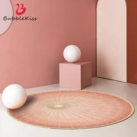 bubble kiss wool fluffy round carpet for bedroom home thickened soft touch cashmere living room decor rug non slip floor mat new
