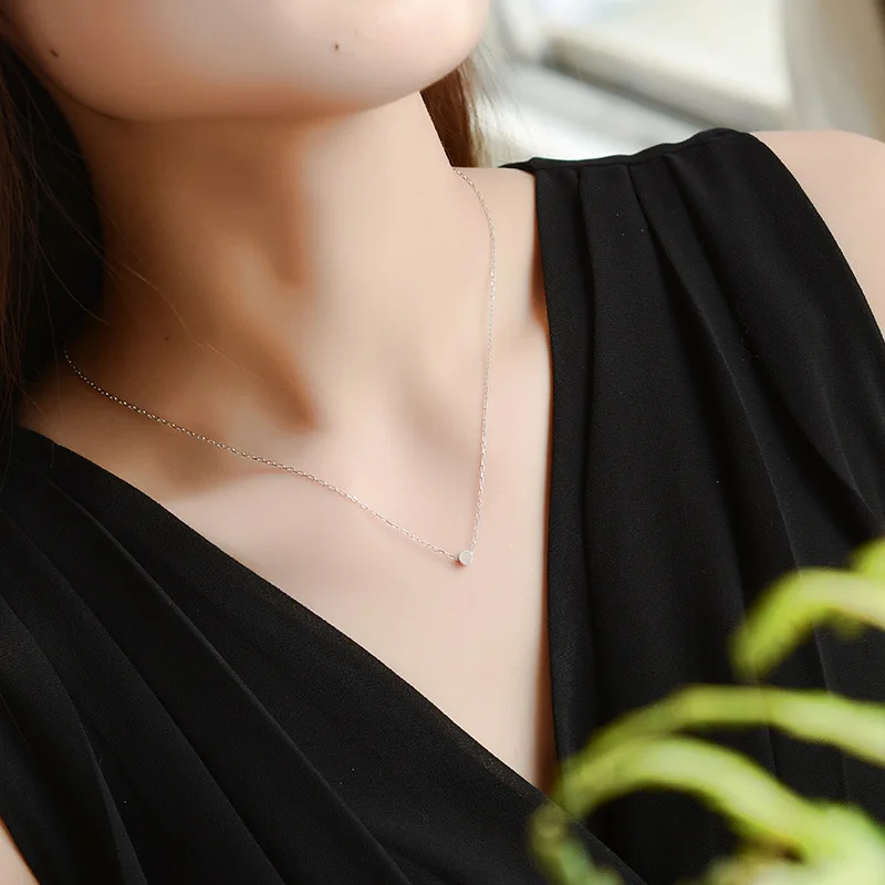 Женское ожерелье из серебра 925 пробы с кулоном|Ожерелья| |