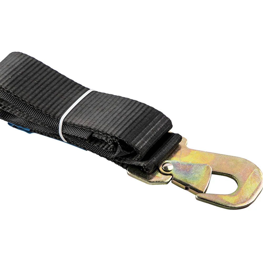 

4 Axle Straps Car Hauler Trailer Auto Tie Down 4 Ratchet Straps Tow Kit Black