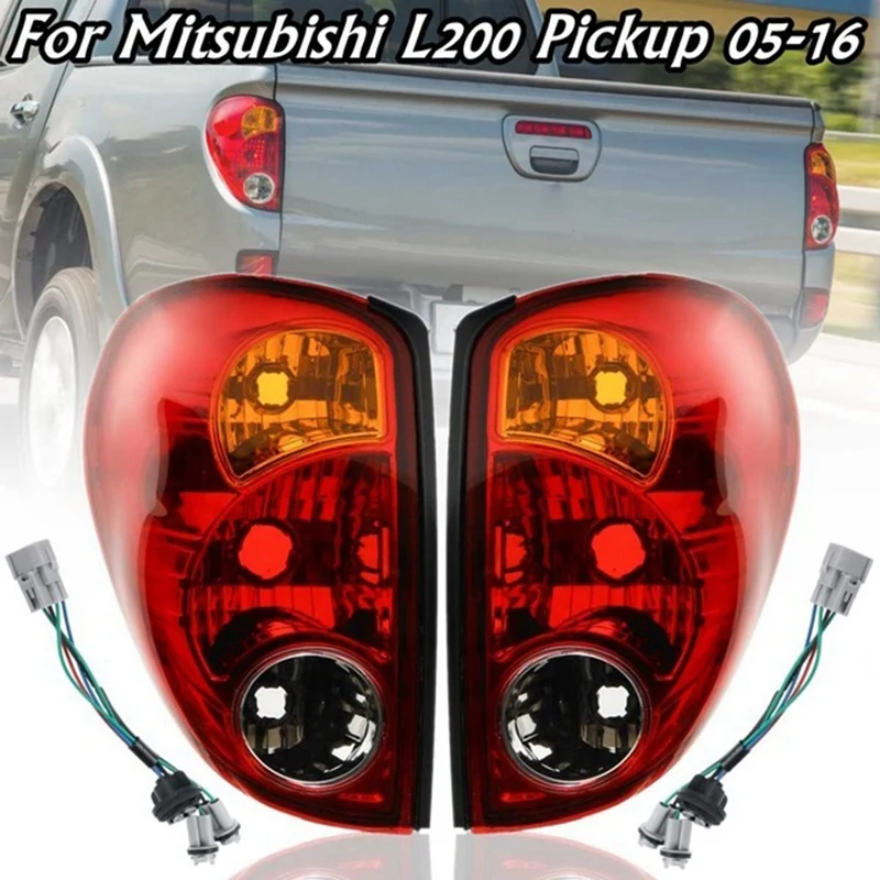 

Tail Light for Mitsubishi L200 Triton Colt 2005-2016 Taillights Rear Lamp Shell Reversing Brake Lampshade Housing