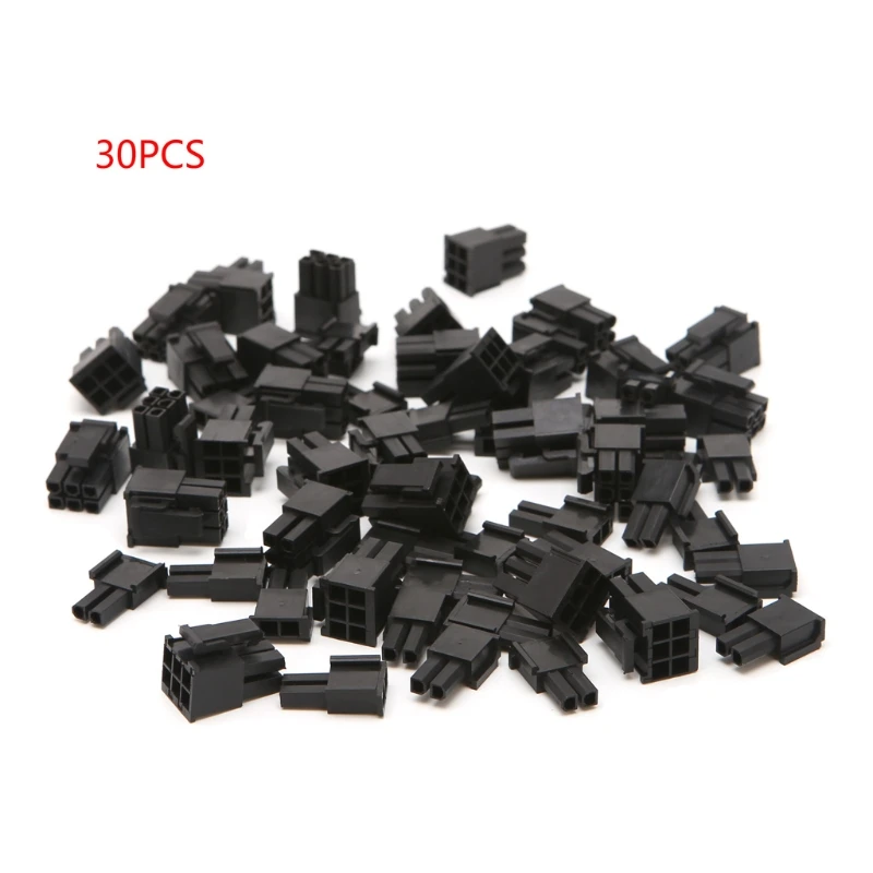 

30 Pcs 4.2mm 6+2 Pin Male Power Connector Plastic Shell For PC Graphics Card PCI-E W3JA