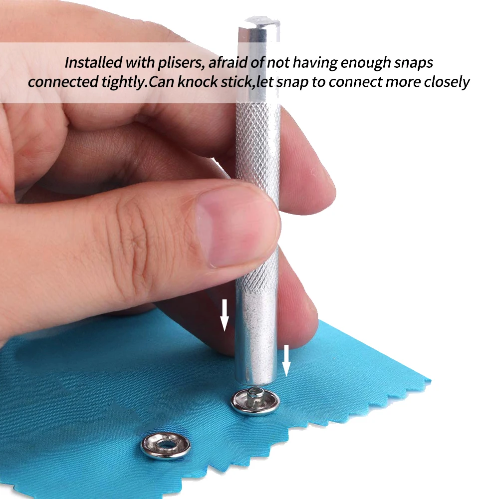 100 шт./компл. 10 Цвета металлические кнопки для шитья Пресс шпильки швейная крепеж