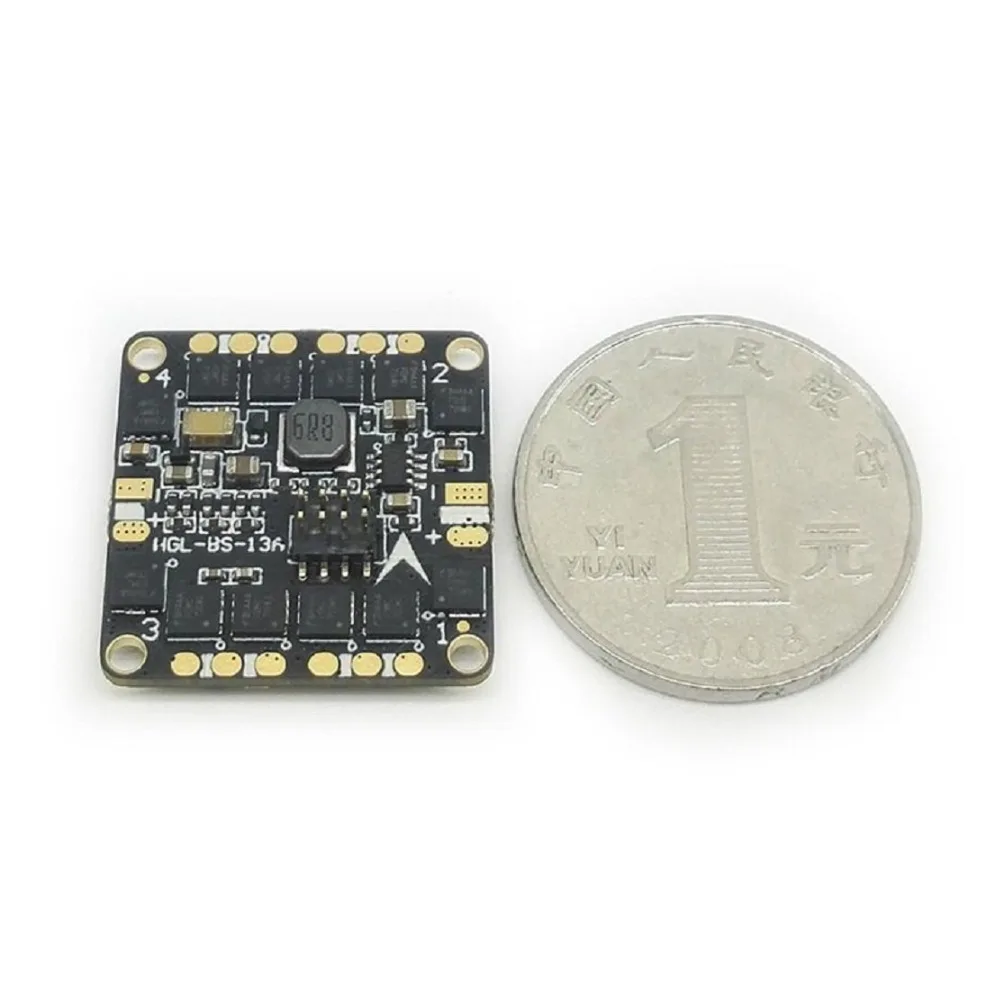 16x16 мм HGLRC 16x16 FD13A ESC BL_S 2-4s 13A 4в1 ESC RC FPV Racer Drone Запчасти для FD413 Stack Tower