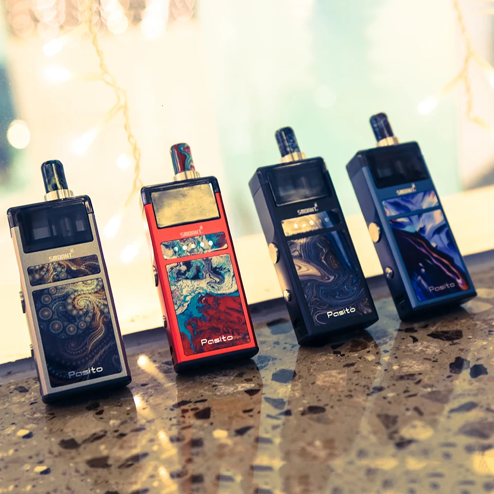 Оригинальный smoant Pasito электронная сигарета стартовый комплект Ручка 1100 мАч