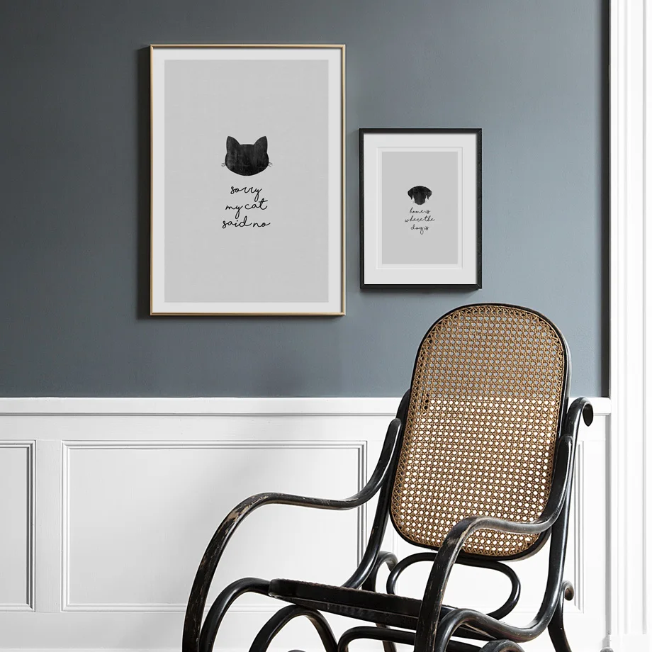 Картина на холсте с изображением кота