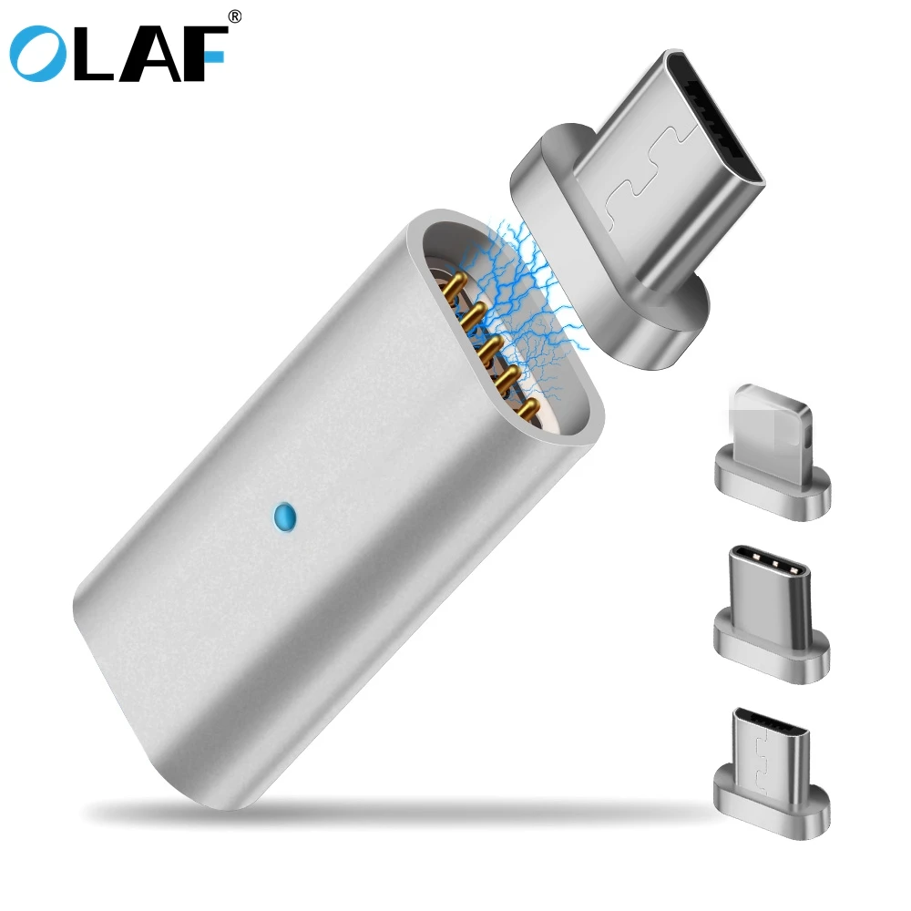 Олаф Mirco USB магнит с разъемом адаптер Micro USB для type-C для iPhone Mrico USB кабель для зарядного устройства магнитные адаптеры для мобильных телефонов