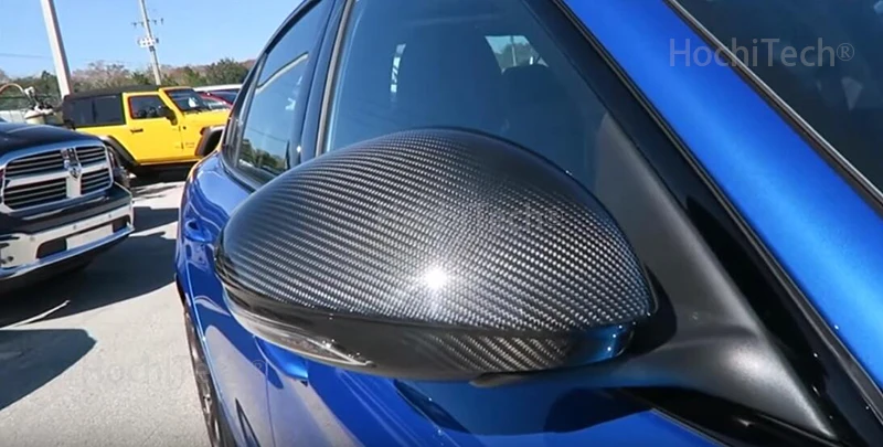Зеркало высокого качества крышка для Alfa Romeo Stelvio- Настоящее карбоновое волокно зеркало заднего вида боковое зеркало покрытие автомобиля Стайлинг
