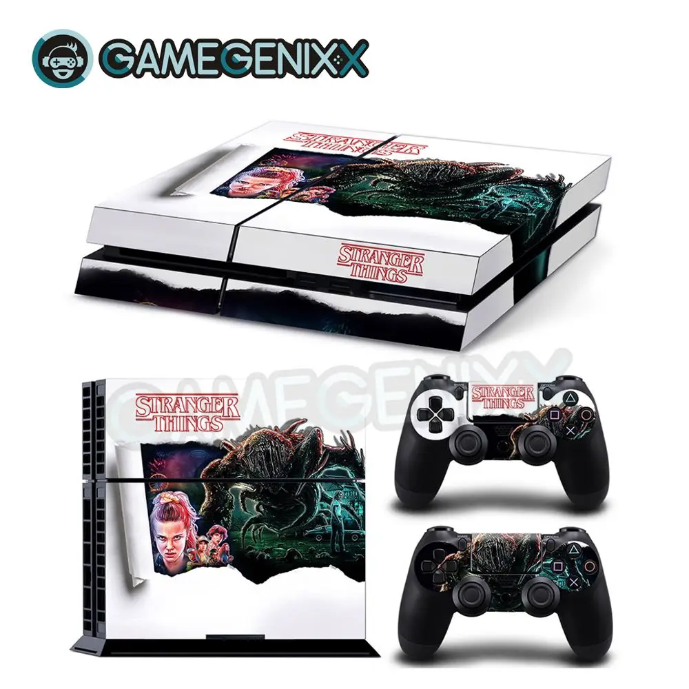 Наклейка на кожу GAMEGENIXX защитный винил наклейка для консоли PS4 и 2 контроллера-ужас крови