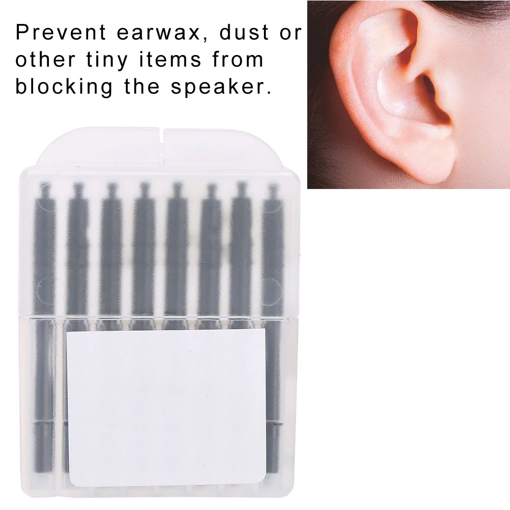 

8Pcs Disposable Hearing Aid Protection Earwax Guards Filters Hearing Assistance Waterproof Oil-Resistant Prevent Block Speaker