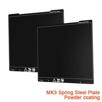 mk3 i3 spring steel plate 254241mm printing platform sheet textured power coated pei film heatbed for prusa i3 mk3 mk3s ender 3