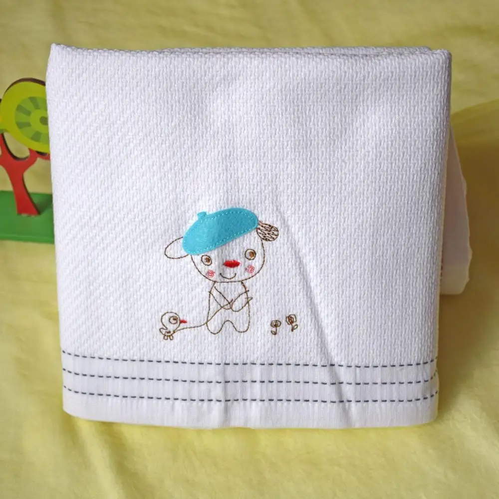 5 комплектов из 100% хлопка газовое банное полотенце мягкое и Впитывающее белое для