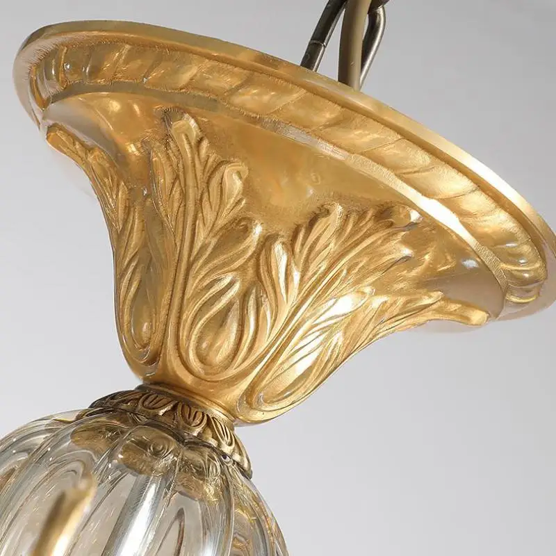 Двухслойная Люстра для столовой из чистой меди большая люстра люстры гостиной