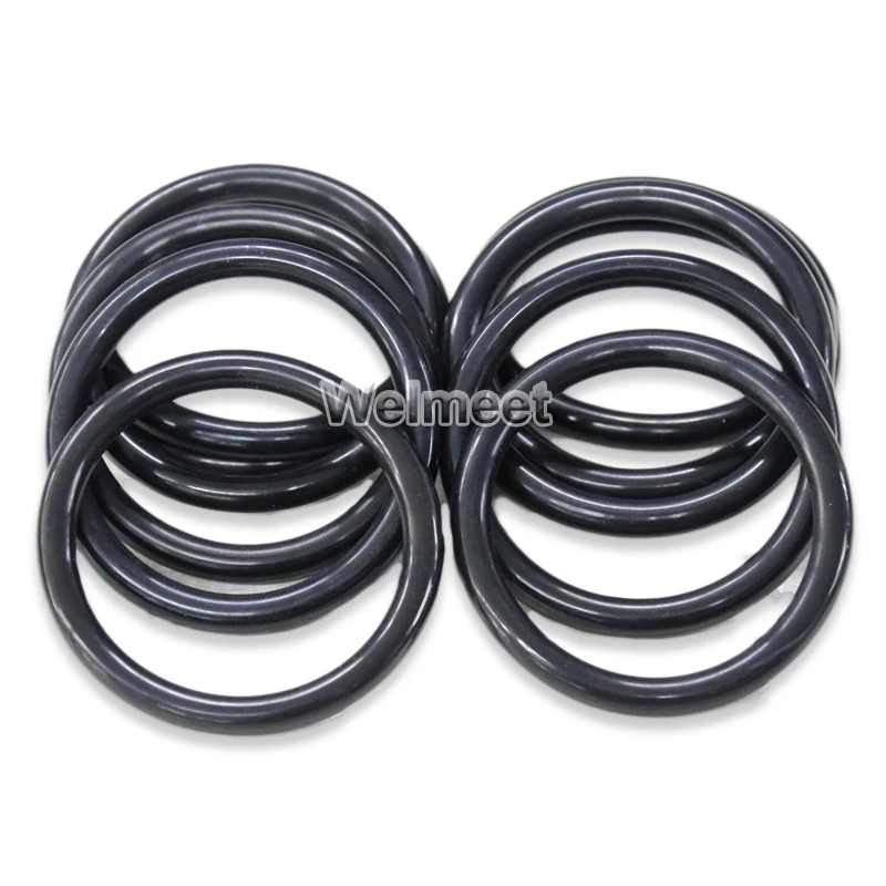 Маслостойкое уплотнительное кольцо из бутадиенового каучука 10 шт. диаметр