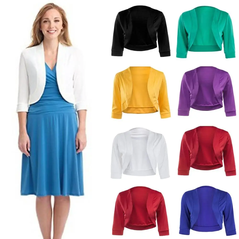 Женское болеро пальто большого размера короткое кардиган однотонный короткий